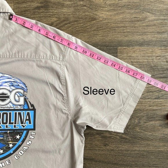 Harley 2015 NC Rally Thunder On The Coast Shirt L - Picture 9 of 10